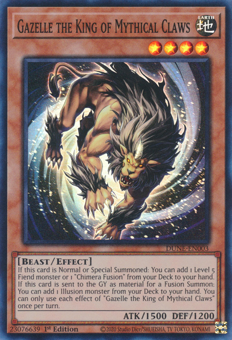 Duelist Nexus DUNE-EN003 Gazelle the King of Mythical Claws