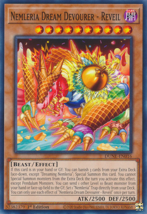 Duelist Nexus DUNE-EN016 Nemleria Dream Devourer - Reveil