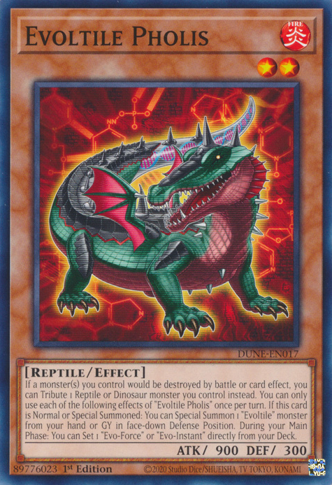 Duelist Nexus DUNE-EN017 Evoltile Pholis