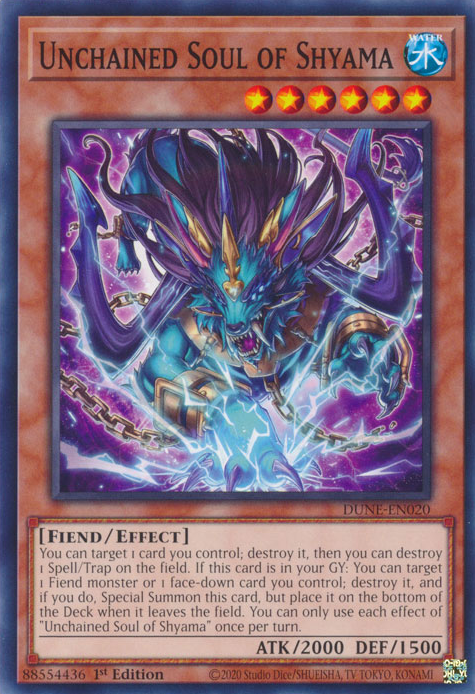 Duelist Nexus DUNE-EN020 Unchained Soul of Shyama