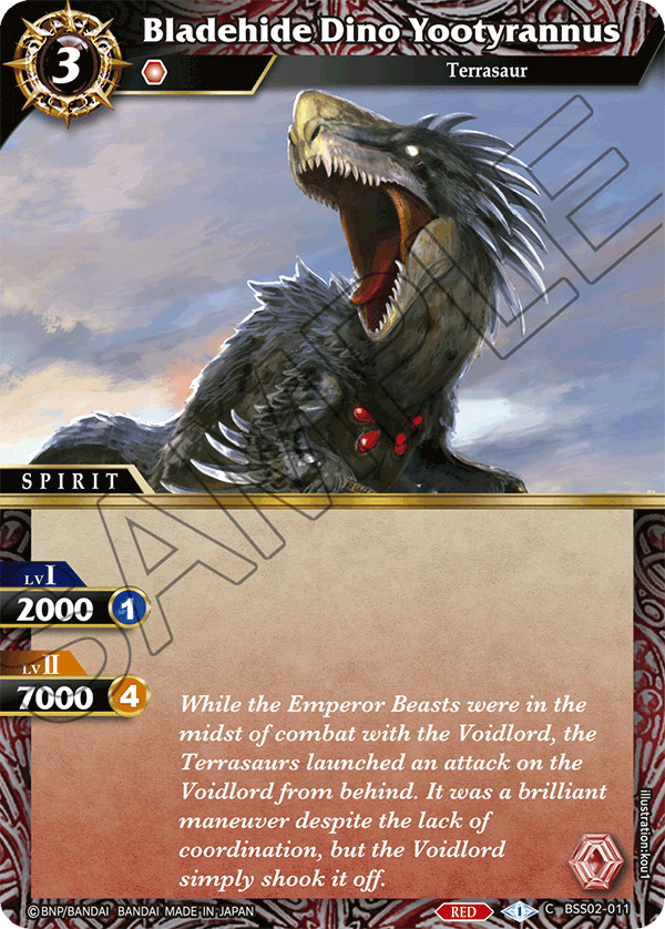 BSS02-011 Bladehide Dino Yootyrannus