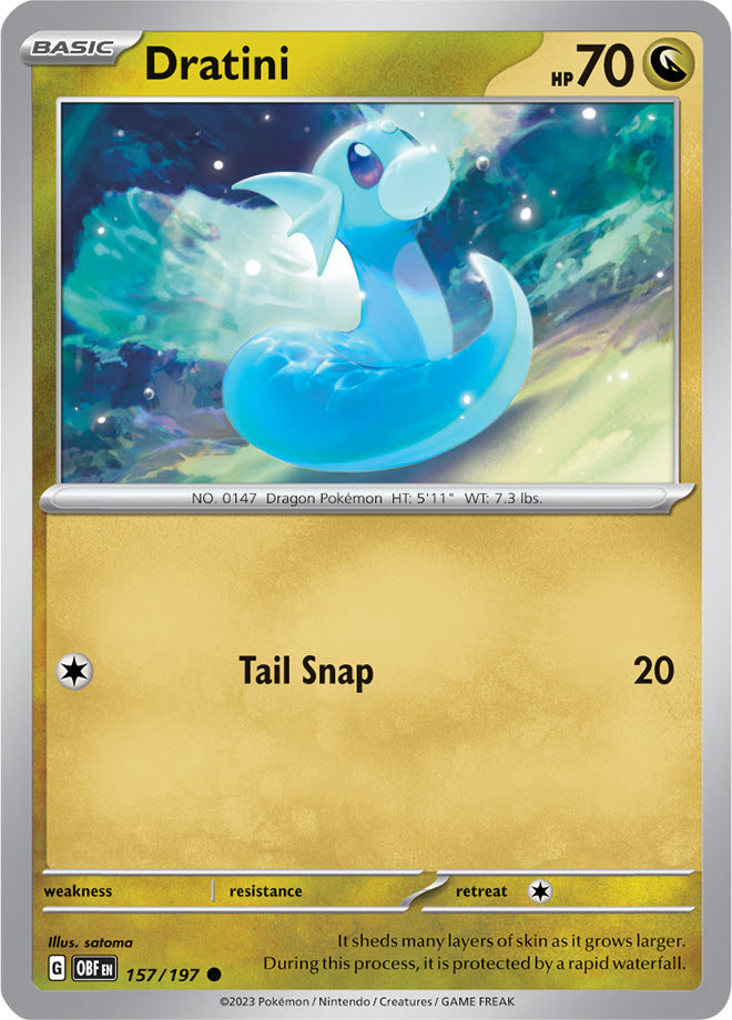 Scarlet & Violet Obsidian Flames 157/197 Dratini
