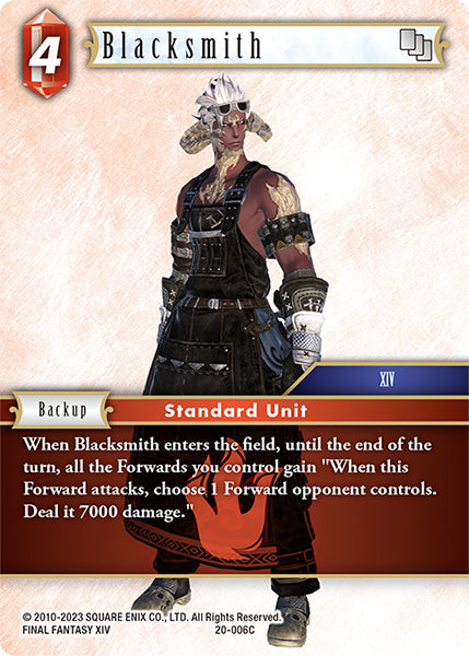 Final Fantasy Opus XX - 20-006 Blacksmith