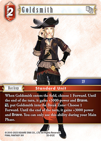 Final Fantasy Opus XX - 20-012 Goldsmith