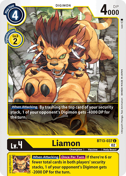 Versus Royal Knights BT13-037 Liamon