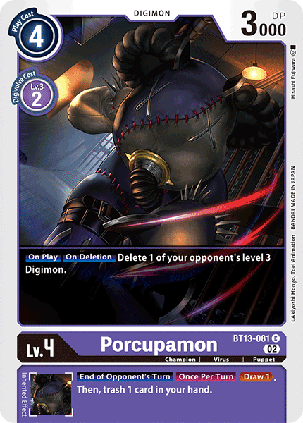 Versus Royal Knights BT13-081 Porcupamon