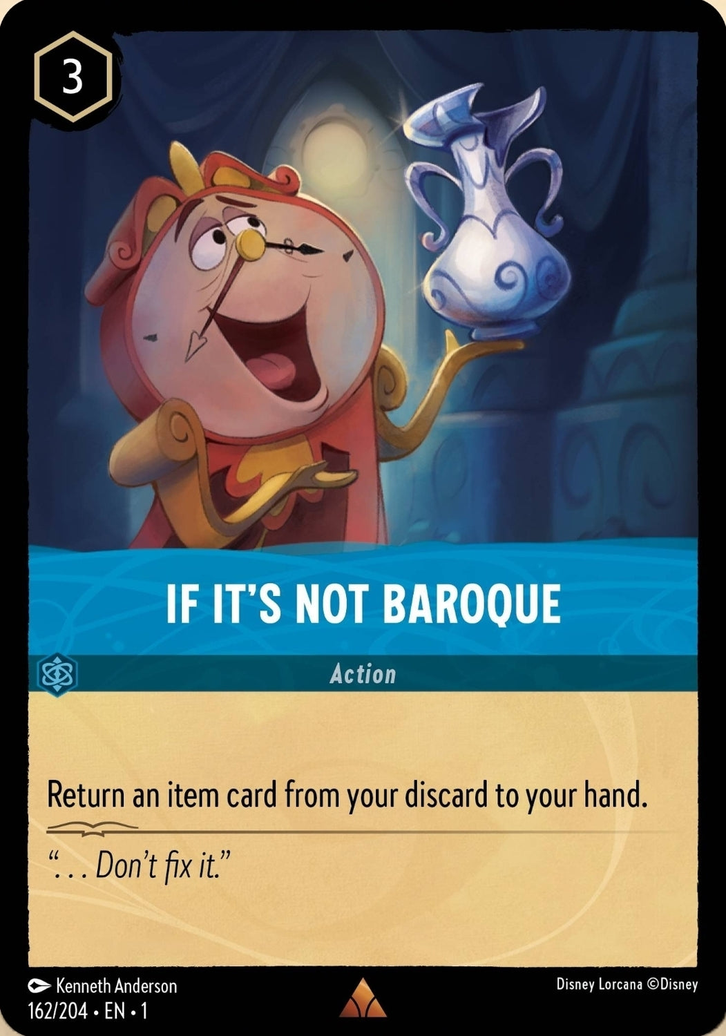 Disney Lorcana The First Chapter 162/204 IF IT'S NOT BAROQUE