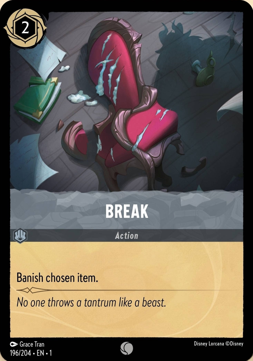Disney Lorcana The First Chapter 196/204 BREAK Foil
