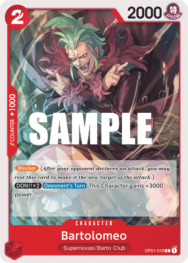 OP01-019 | C | CHARACTER Bartolomeo