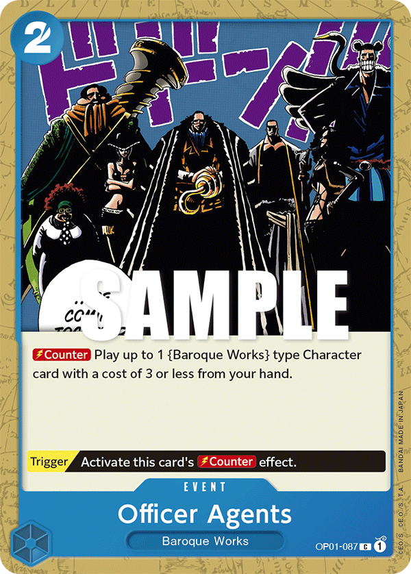 OP01-087 | C | EVENT Officer Agents