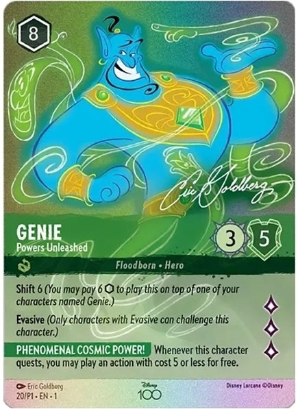 GENIE Powers Unleashed 20/P1 Disney 100 Collectors Edition