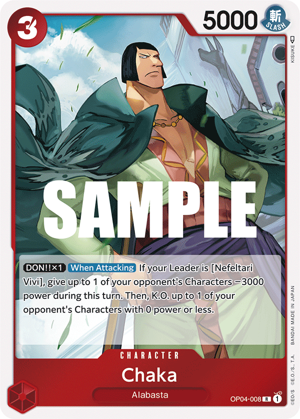 OP04-008 | R | CHARACTER Chaka