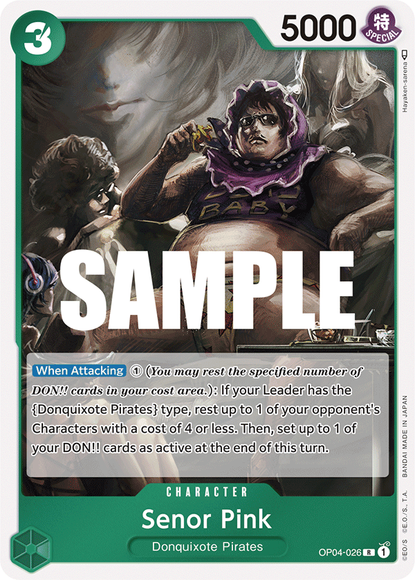 OP04-026 | R | CHARACTER Senor Pink
