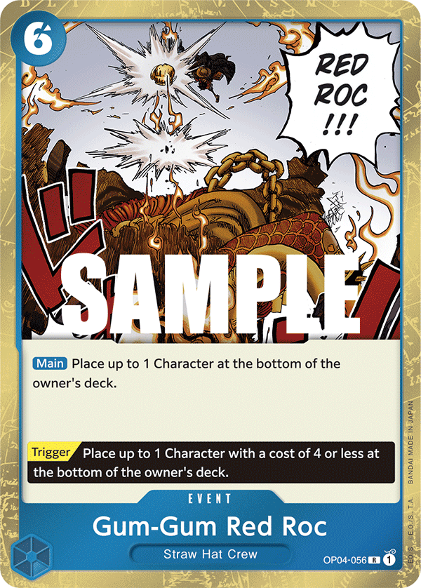 OP04-056 | R | EVENT Gum-Gum Red Roc