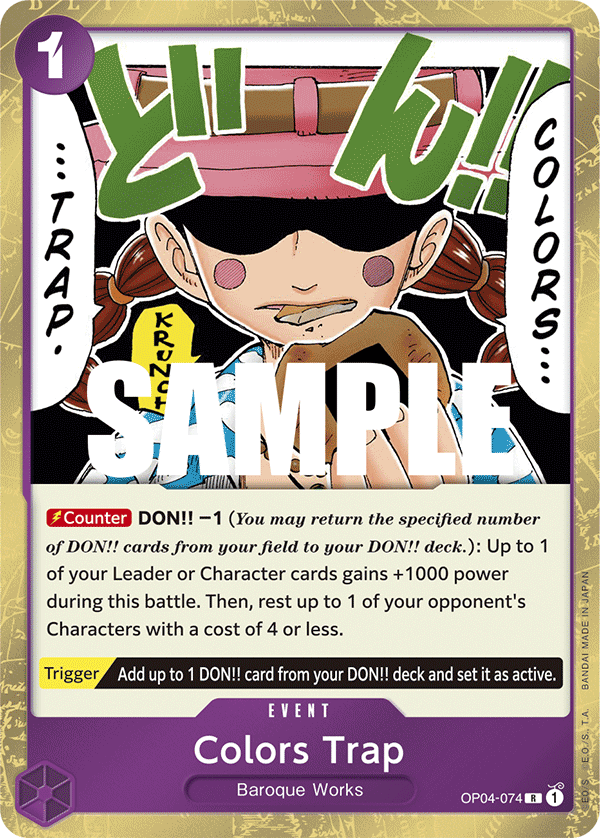 OP04-074 | R | EVENT Colors Trap