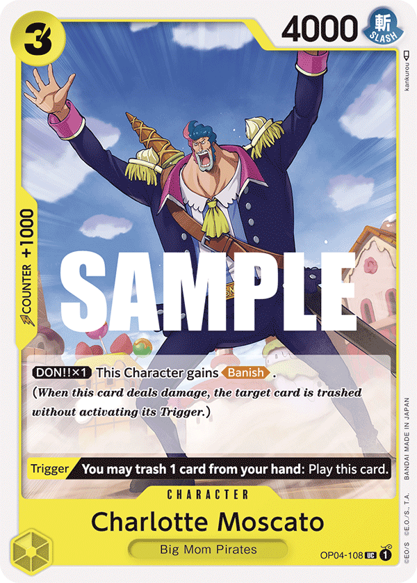 OP04-108 | UC | CHARACTER Charlotte Moscato