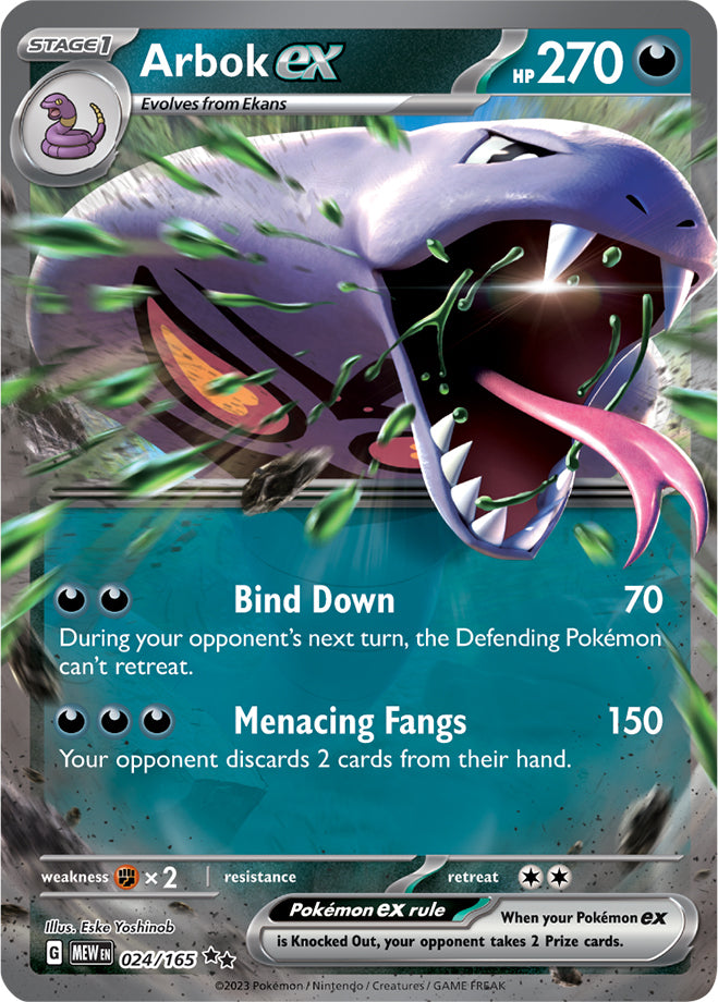 Scarlet & Violet-151 024/165 Arbok ex