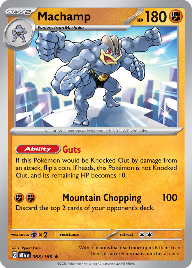 Scarlet & Violet-151 068/165 Machamp Reverse Holo