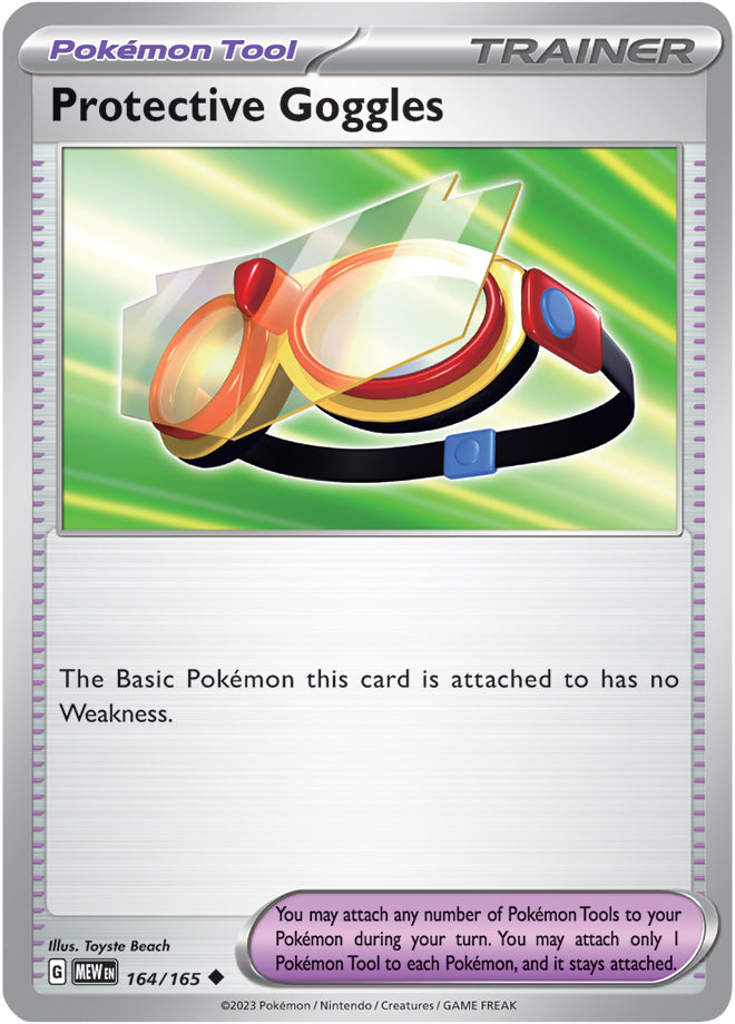 Scarlet & Violet-151 164/165 Protective Goggles