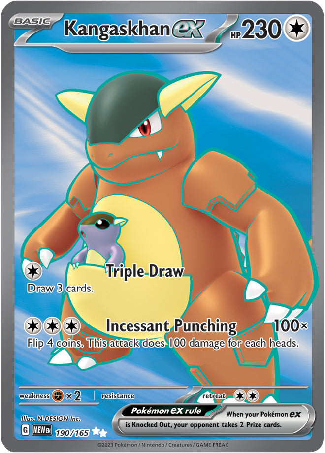 Scarlet & Violet-151 190/165 Kangaskhan ex