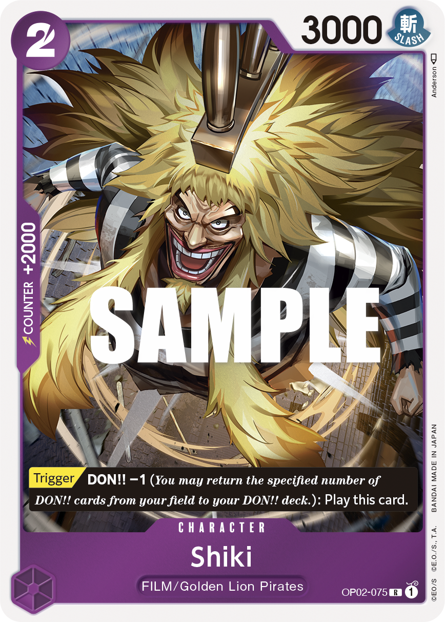 OP02-075 | R | CHARACTER Shiki