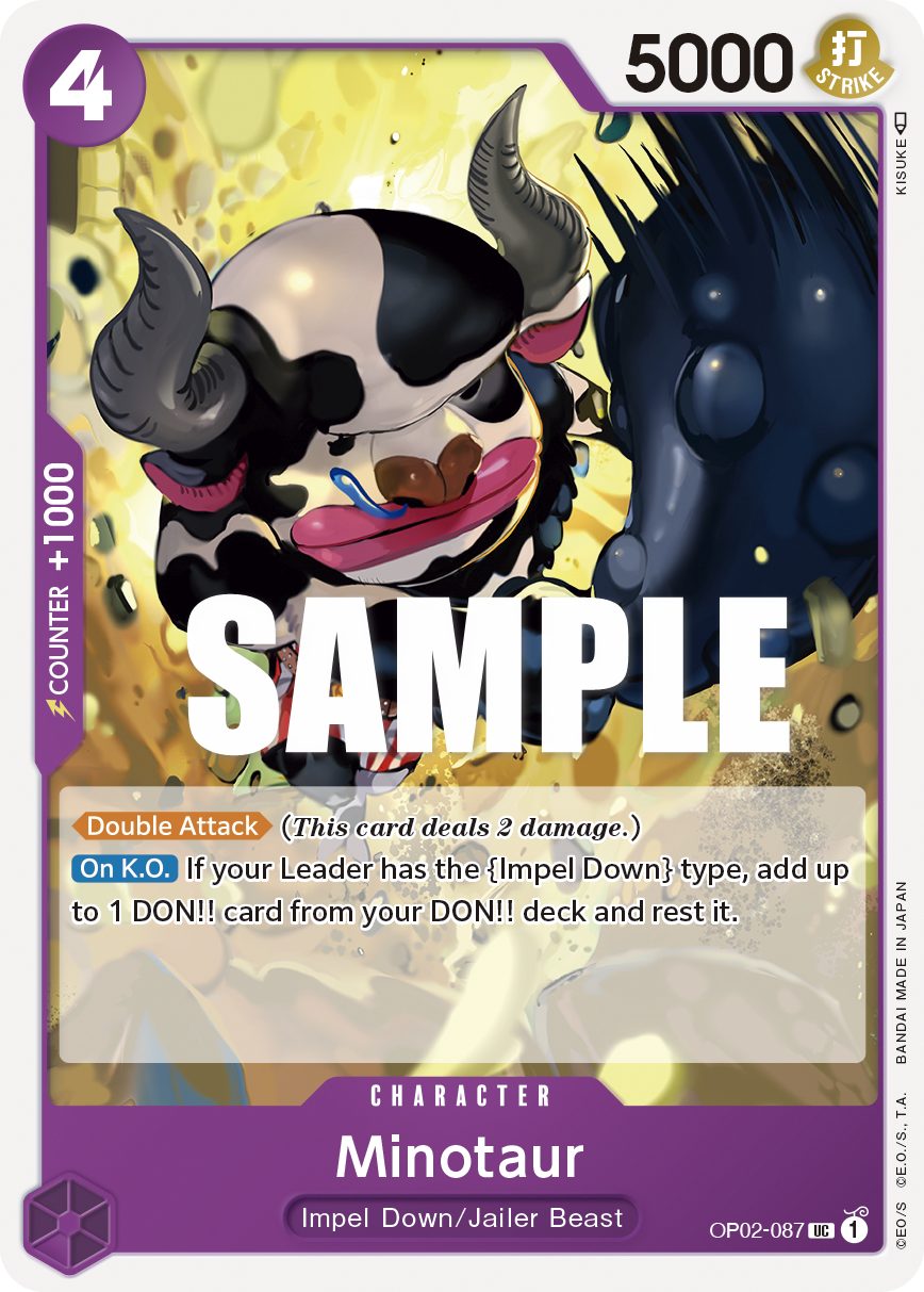 OP02-087 | UC | CHARACTER Minotaur