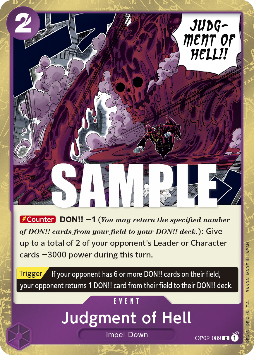 OP02-089 | R | EVENT Judgment of Hell