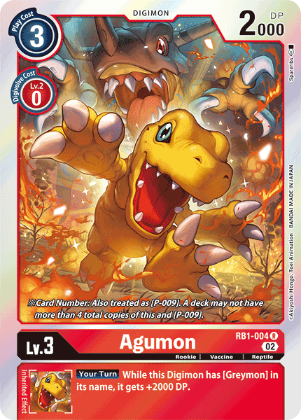 Resurgence Booster RB1-004 Agumon