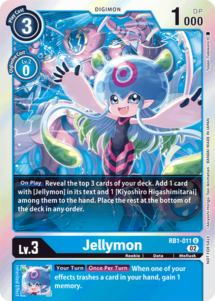 Resurgence Booster RB1-011 Jellymon Alternative Art