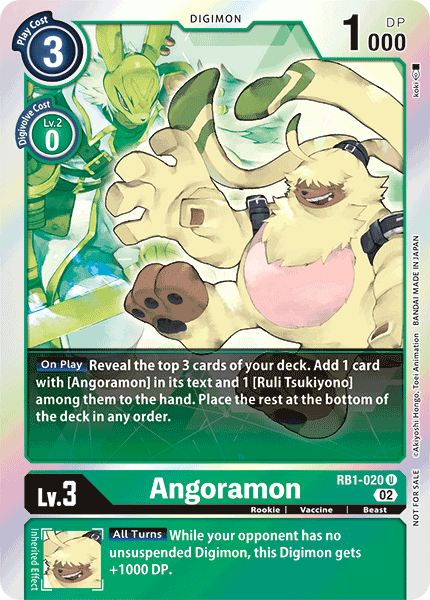 Resurgence Booster RB1-020 Angoramon Alternative Art