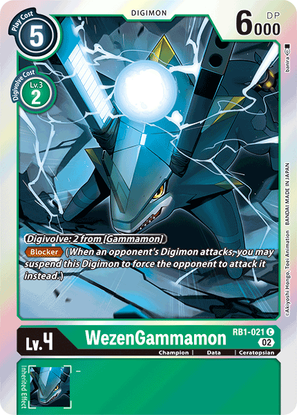 Resurgence Booster RB1-021 WezenGammamon