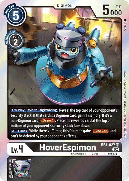 Resurgence Booster RB1-027 HoverEspimon