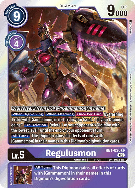 Resurgence Booster RB1-030 Regulusmon