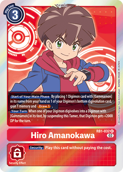 Resurgence Booster RB1-032 Hiro Amanokawa