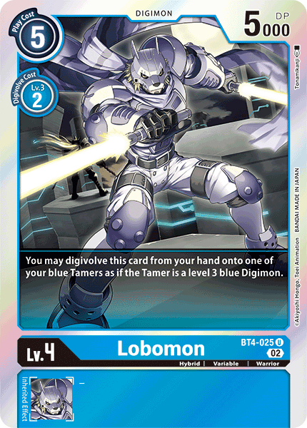 Resurgence Booster BT4-025 Lobomon Alternative Art