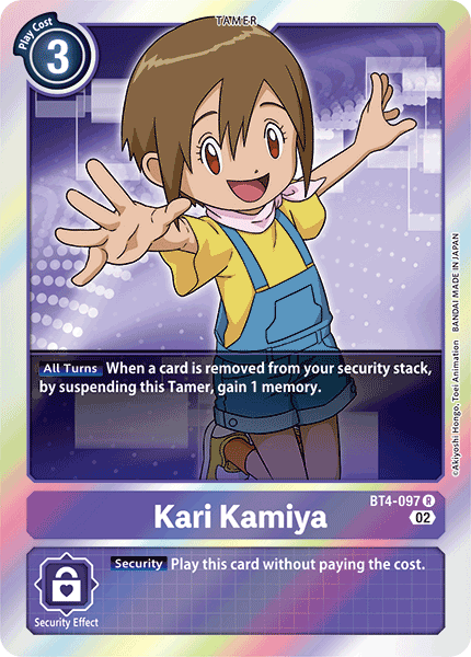 Resurgence Booster BT4-097 Kari Kamiya Alternative Art