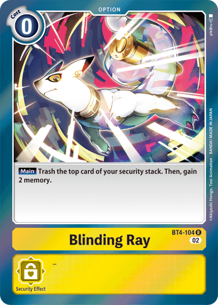 Resurgence Booster BT4-104 Blinding Ray Alternative Art