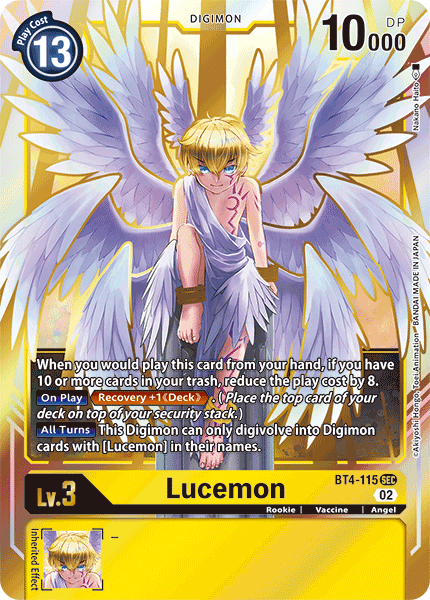 Resurgence Booster BT4-115 Lucemon Alternative Art