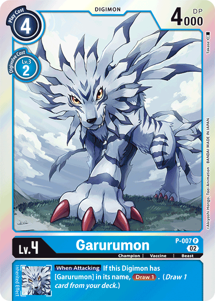 Resurgence Booster P-007 Garurumon Alternative Art