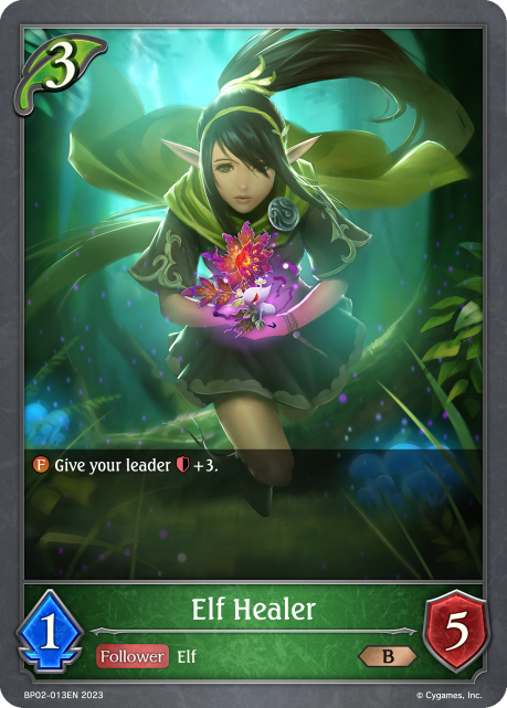 Reign of Bahamut BP02-013 Elf Healer