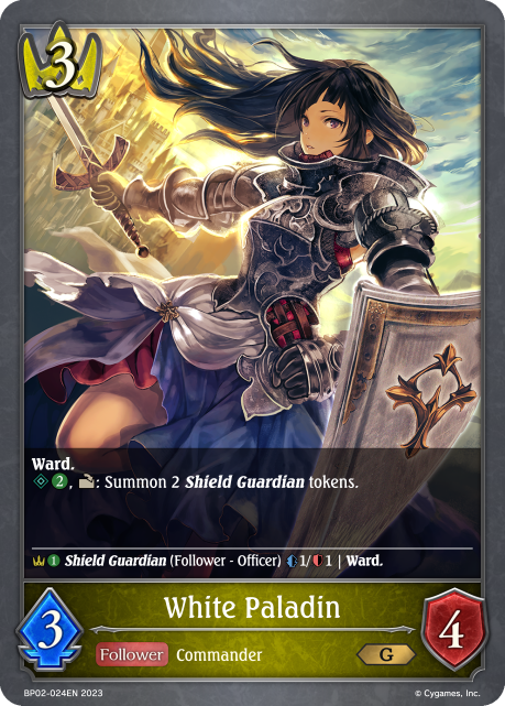Reign of Bahamut BP02-024 White Paladin