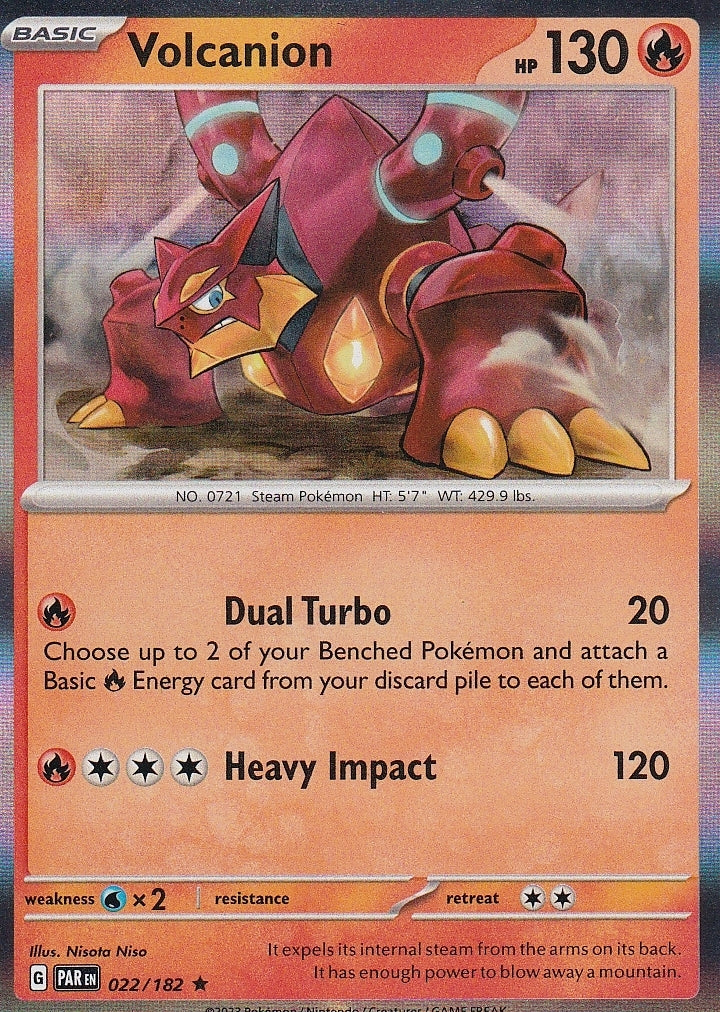 Scarlet & Violet Paradox Rift 022/182 Volcanion