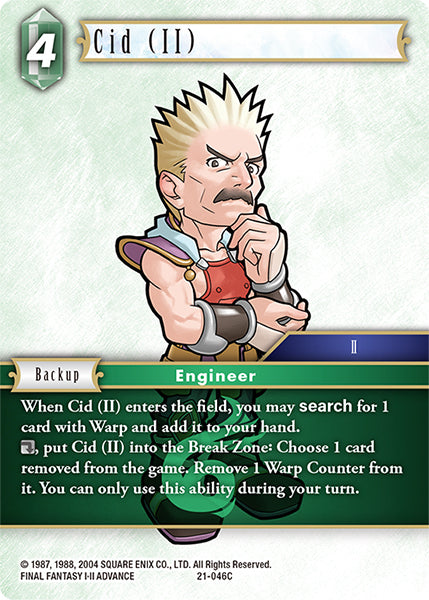 Final Fantasy Opus XXI - 21-046 Cid (II)