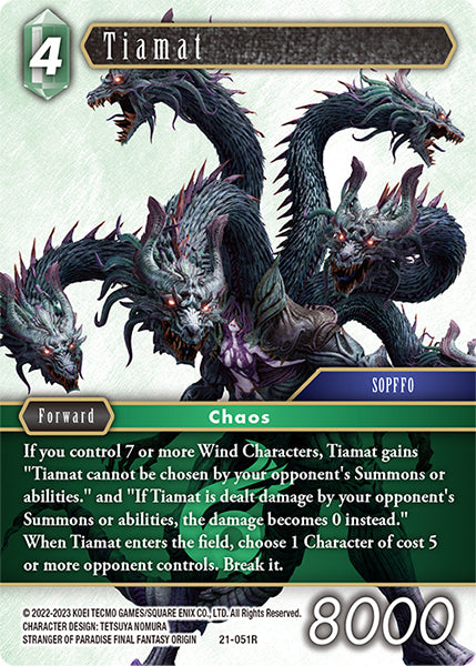 Final Fantasy Opus XXI - 21-051 Tiamat