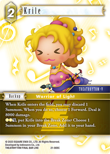 Final Fantasy Opus XXI - 21-069 Krile