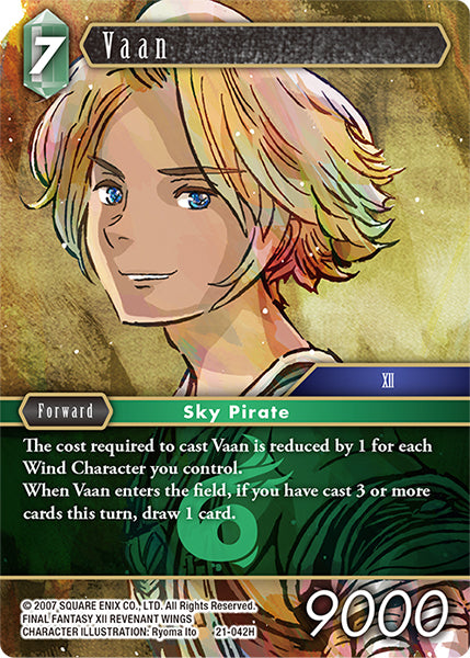 Final Fantasy Opus XXI - 21-042 Vaan Foil