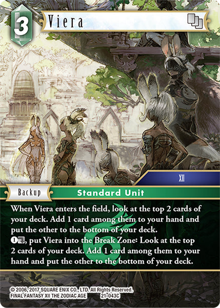 Final Fantasy Opus XXI - 21-043 Viera Foil