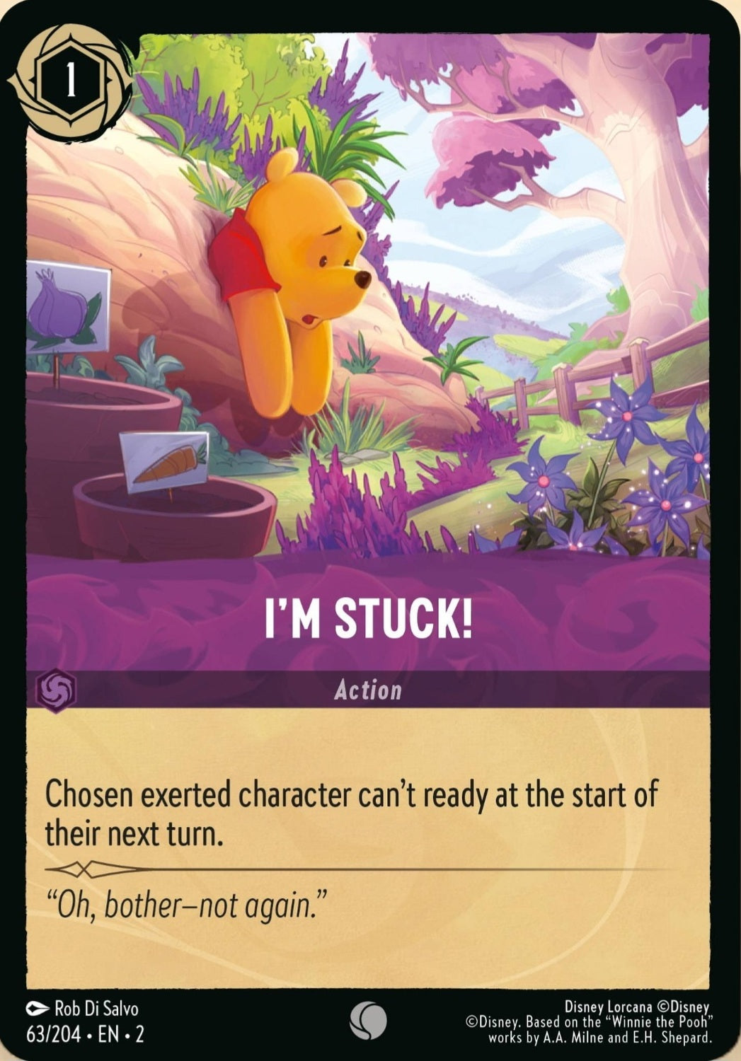 Disney Lorcana Rise Of The Floodborn 063/204 I'M STUCK!