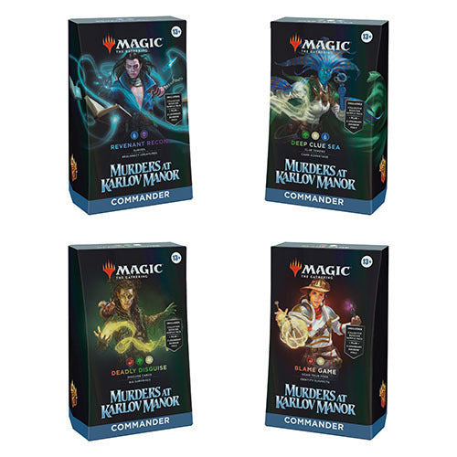 Magic The Gathering - Murders at Karlov Manor Commander Deck x4