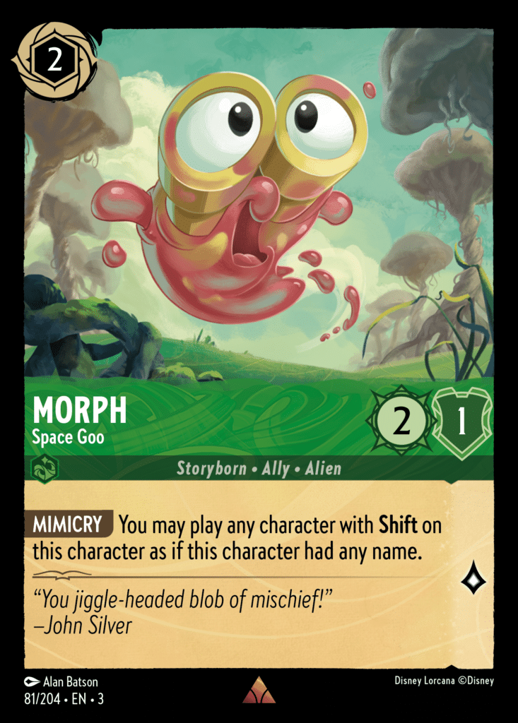 Disney Lorcana Into The Inklands 081/204 MORPH Space Goo